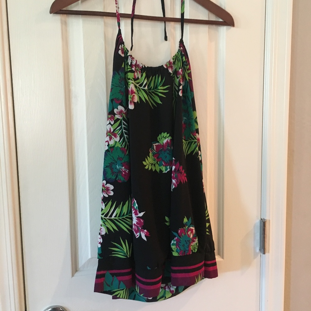 Tropical Halter Top